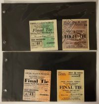 Sport, Football - a collection of Football ticket stubs, comprising The Football Association Cup