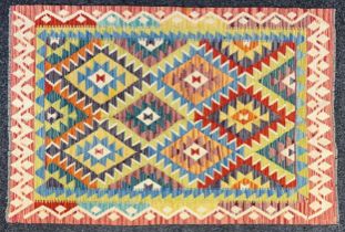 Oriental Rugs and Carpets - a Chobi Kilim, 155cm x 104cm