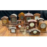 Clocks - Edwardian and later, including American, oak, etc (16)