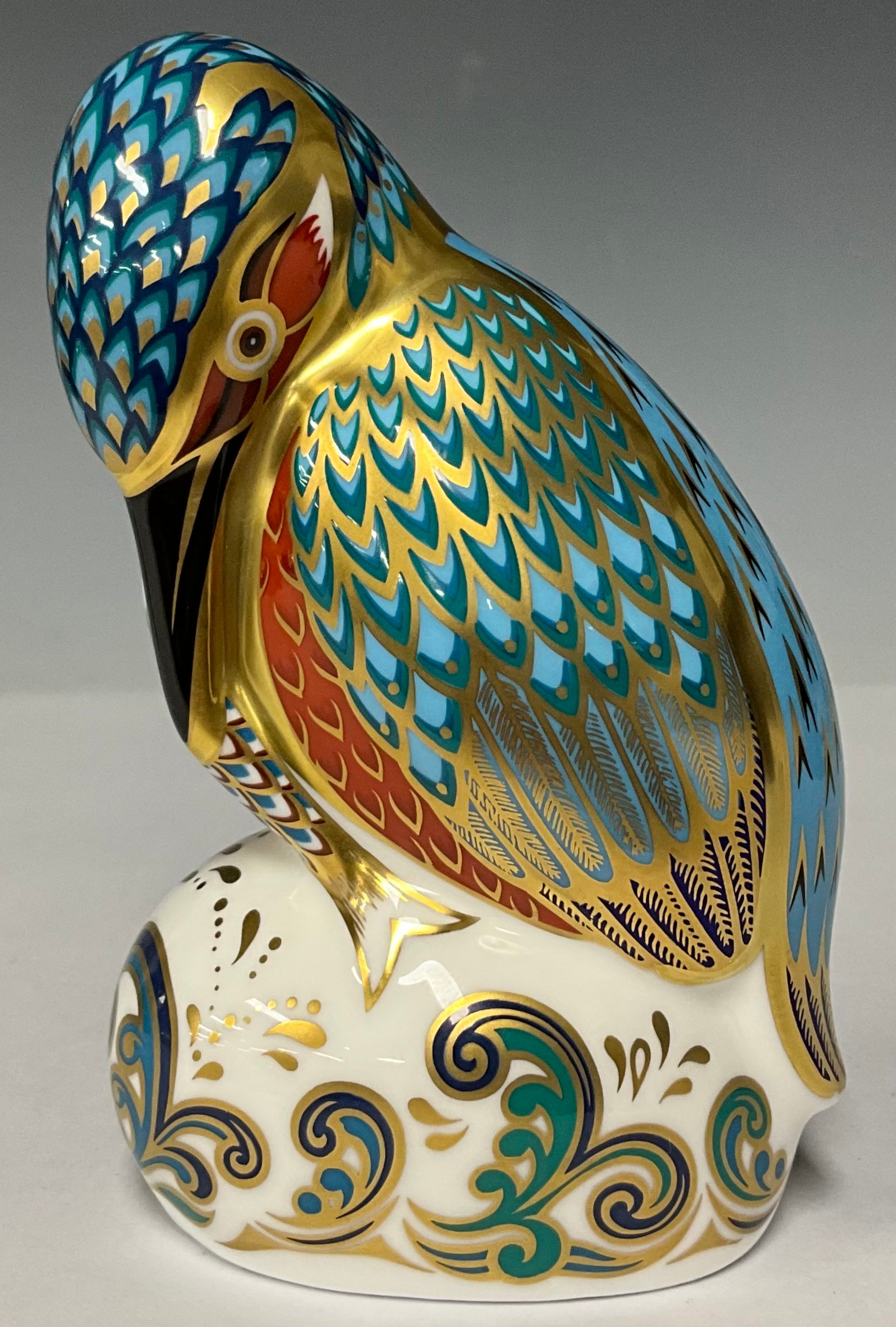 A Royal Crown Derby paperweight, Kedleston Kingfisher, one of an exclusive edition commissioned by - Image 2 of 2