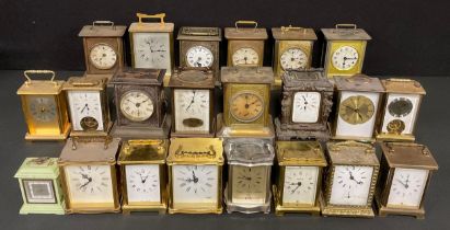 Clocks - early 20th century and later carriage and carriage type, various makers (22)