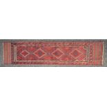 Oriental Rugs and Carpets - a Meshwani runner, 261cm x 60cm