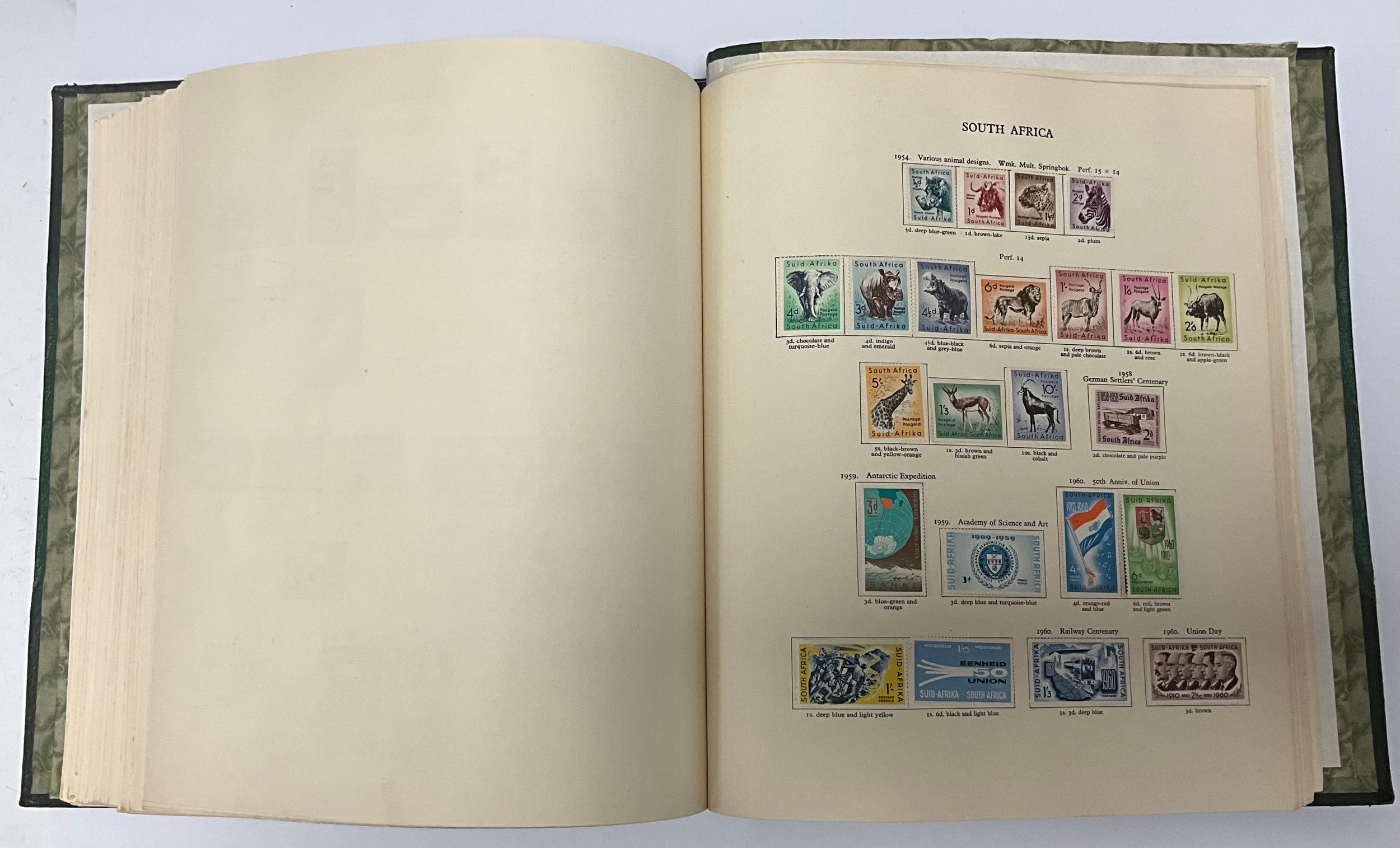 Stamps - New Age British Commonwealth stamp album, QEII 1952 - 1958 lots of sets and part sets, nice - Image 3 of 6