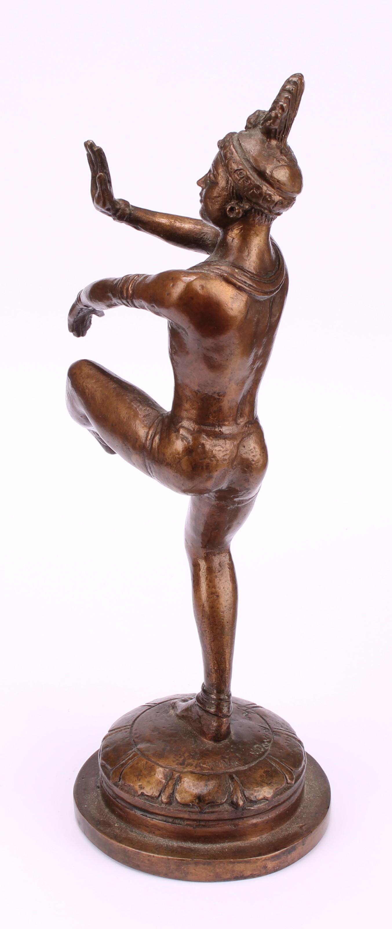 Nathan David (1930–2017), a bronze figure, Shiva, numbered 3/12, 24.5cm high - Image 4 of 6