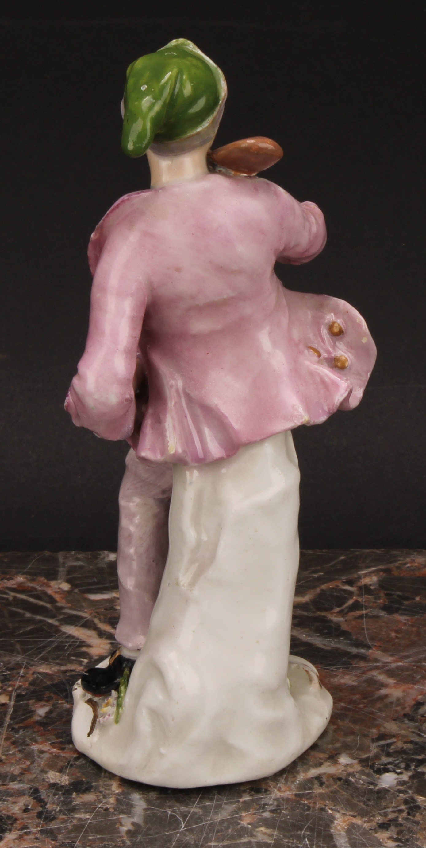 An 18th century Meissen figure, The Baker, from the 'Cris de Paris', modelled by Johann Joachim - Image 4 of 5