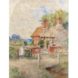 Henry John Yeend King (1855 - 1924) At Upton, Berkshire signed, watercolour, 40cm x 30cm