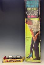 Toys & Juvenalia - a Marx Arnold Palmer's Pro Shot Golf game, boxed and a Matchbox M4 Fruehauf