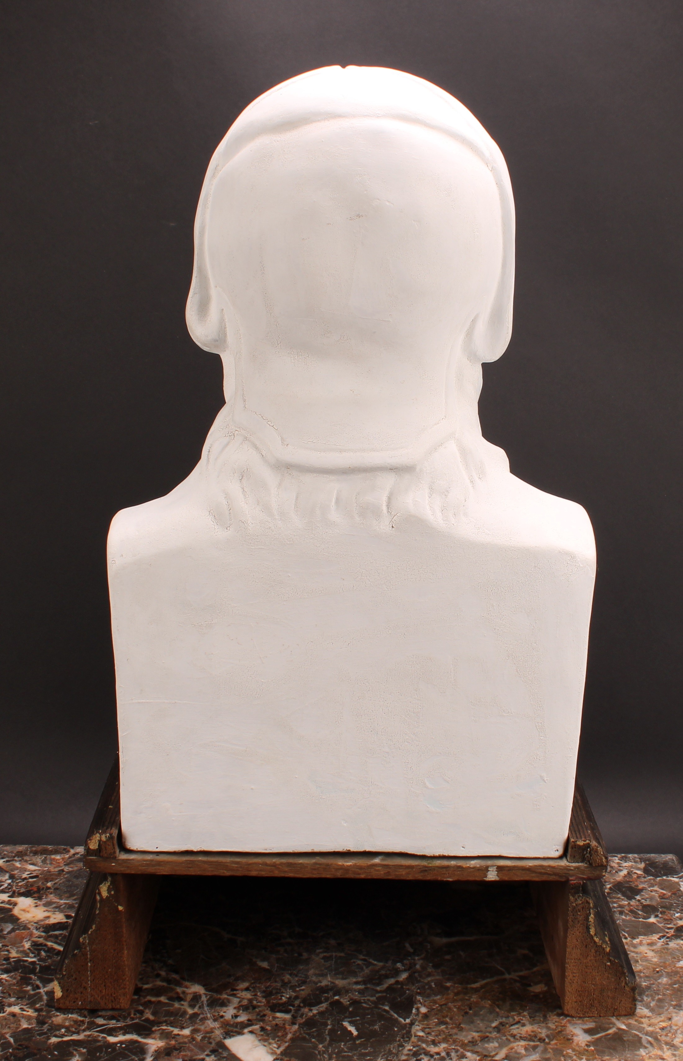 An early 20th century plaster portrait bust, Galen (129 - 216CE), Greek physician, medical - Image 4 of 4