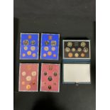 Coins - five proof sets, Coinage of GB and NI, 1977 (2), 1979 (2), and 1989