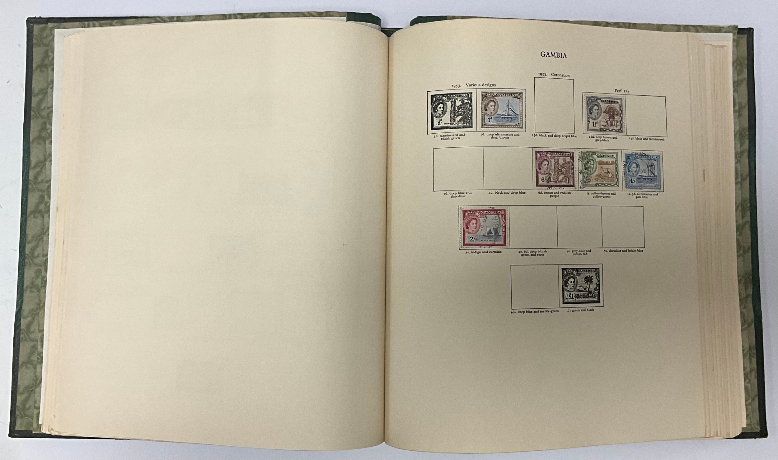 Stamps - New Age British Commonwealth stamp album, QEII 1952 - 1958 lots of sets and part sets, nice - Image 5 of 6
