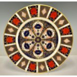 A Royal Crown Derby Imari 1128 pattern dinner plate, first quality