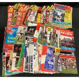 Football Memorabilia - a quantity of football magazines and programmes from the 1960s and 1970s,