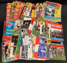 Football Memorabilia - a quantity of football magazines and programmes from the 1960s and 1970s,