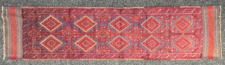 Oriental Rugs and Carpets - a Meshwani runner, 239cm x 62cm