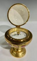A Royal Crown Derby 1128 pattern Millennium Globe Barometer, commissioned by Sinclairs, limited
