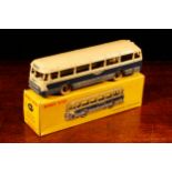 Dinky Toys (France) 29f autocar chausson, blue body with silver detail, cream upper body and roof,