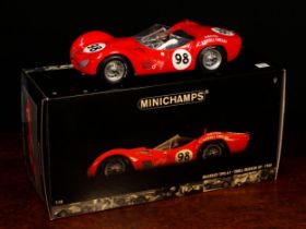 A Paul's Model Art Minichamps 1:18 scale Maserati Tioi 61 Times/Mirror GP for Sportcars 1960 Carroll