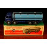 Dinky Supertoys 504 Foden 14-ton tanker, blue 1st type cab with light blue flashes, blue chassis,