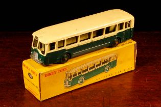 Dinky Toys (France) 29d Paris bus (autobus Parisien), dark green body with cream upper body and