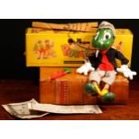 Juvenalia - a Pelham Puppets standard puppet SL (stringed luxury) Jiminy Cricket puppet, boxed -