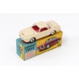 Corgi Toys 239 Volkswagen 1500 Karmann Ghia, cream body with red interior, spun hubs, boxed