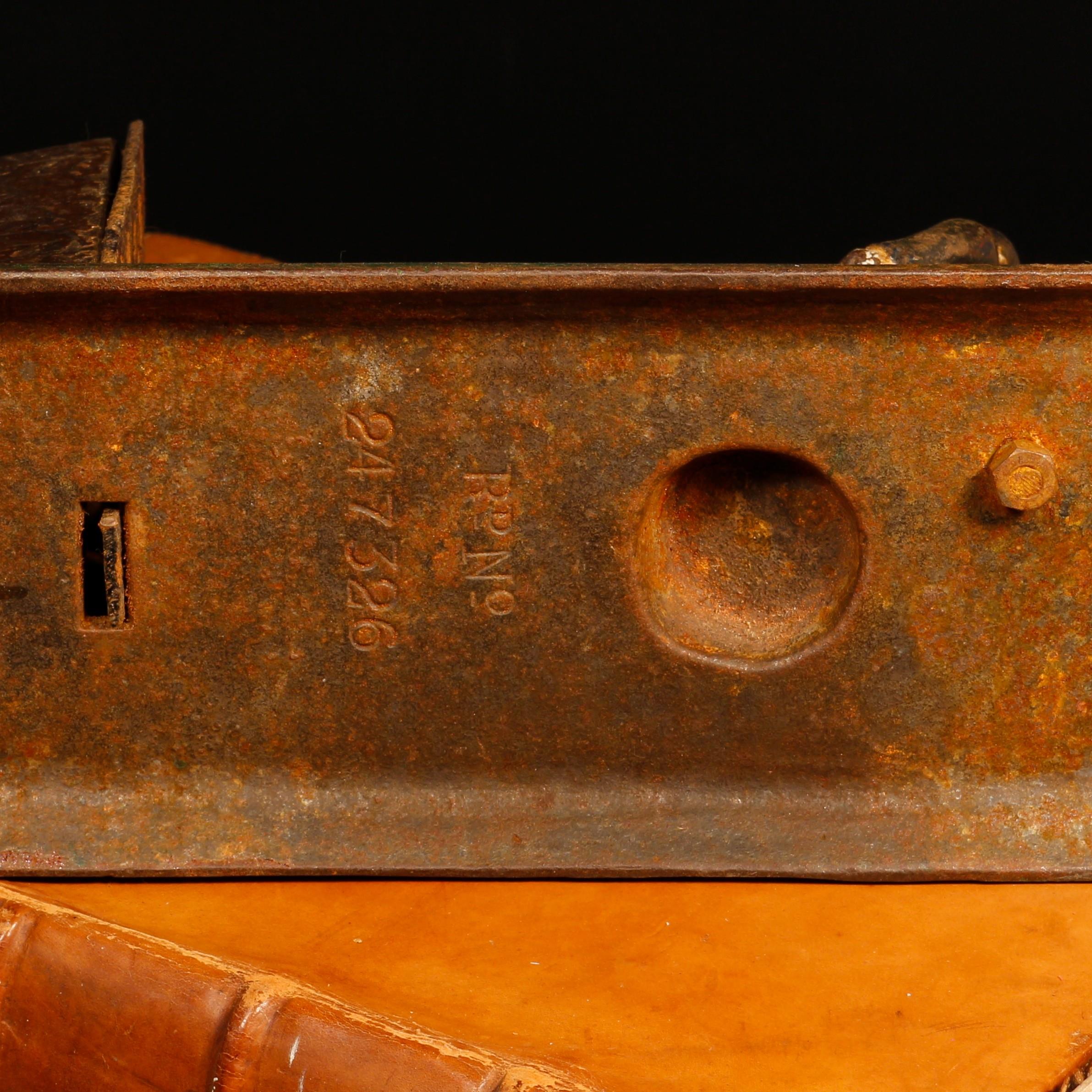 Sporting Interest, Football - a late 19th century cast iron novelty money box or bank, Football - Bild 2 aus 2