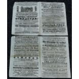 Paper Ephemera, Advertising Interest - a collection of Victorian public display notices/posters,