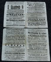 Paper Ephemera, Advertising Interest - a collection of Victorian public display notices/posters,