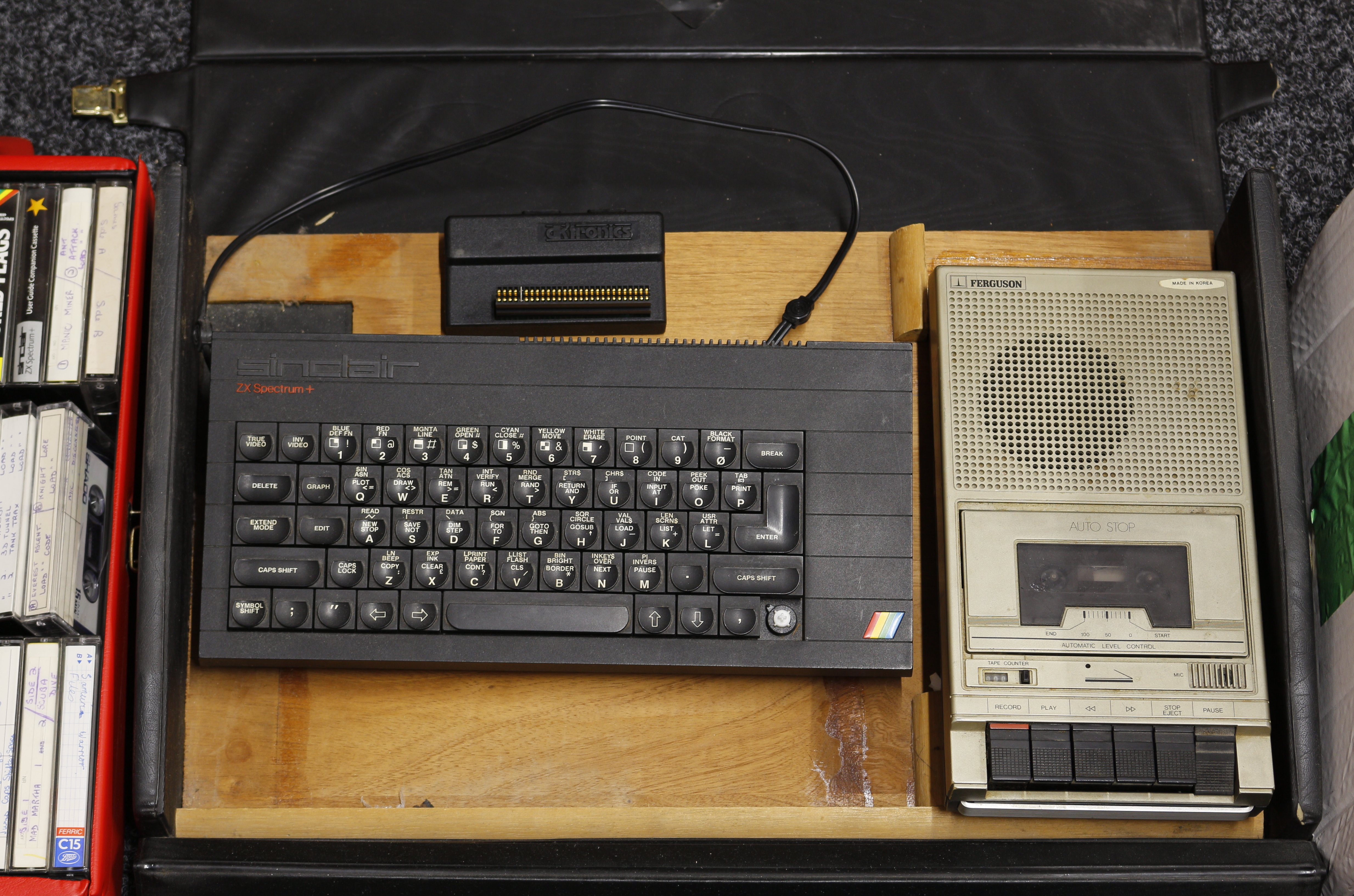 Vintage Computing and Technology - a Sinclair ZX Spectrum+ personal computer, with carry case and - Image 2 of 3