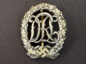 WW2 Third Reich Deutscher Reichsbund für Leibesübungen Sportabzeichen in Bronze - DRL National