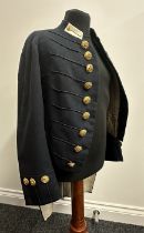 Victorian Royal Navy Boy Midshipman's Jacket with VR Queens Crown Buttons. Maker label to neck ""