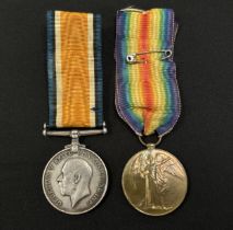 WW1 British War Medal and Victory Medal to 154353 Gunner GH Salt, Royal Artillery. Complete with