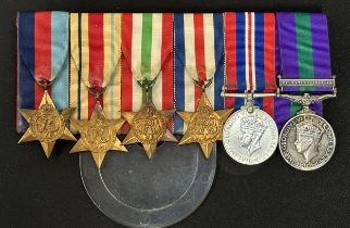 WW2 British Parachute Regiment Medal Group to Lance Corporal Fred Dix, Parachute Regt, Army Air