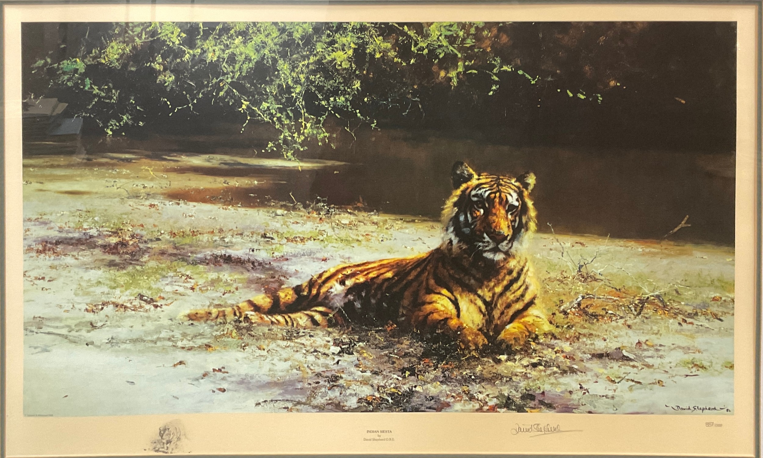 David Shepherd OBE (1931 - 2017), by and after, Snow Leopard, limited edition print, 69/950, 40cm - Image 3 of 4