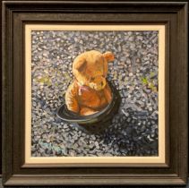 Keith Proctor, ‘Chill Out Teds’, signed, oil on canvas, signed again, and dated 2010 to verso,