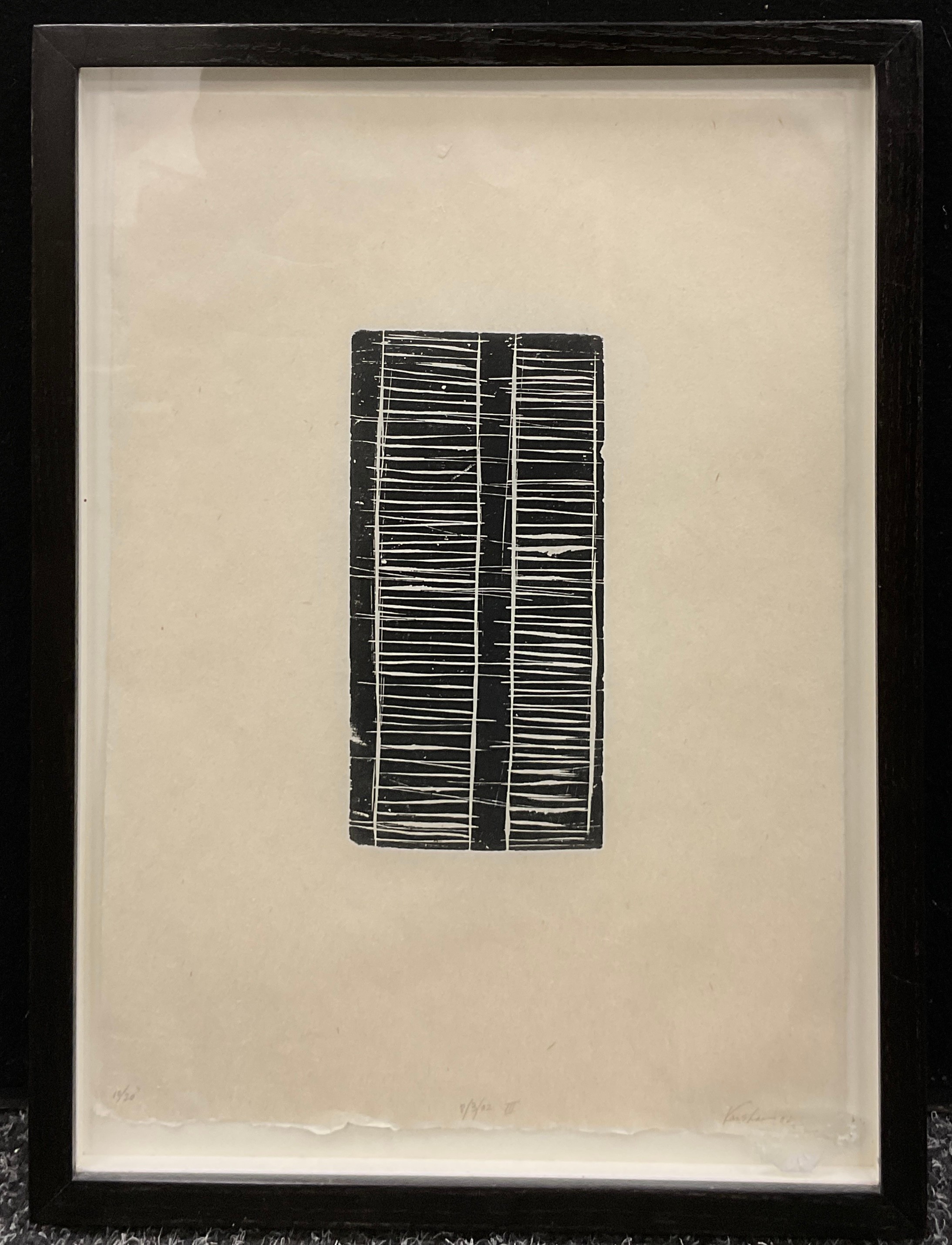 Linda Karshan, by and after, '8/3/02 III', signed in pencil, numbered 10/20, 35.5cm x 25cm