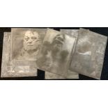 Modern British School, possibly students of Anthony Currell, six etched metal printing plates, ‘