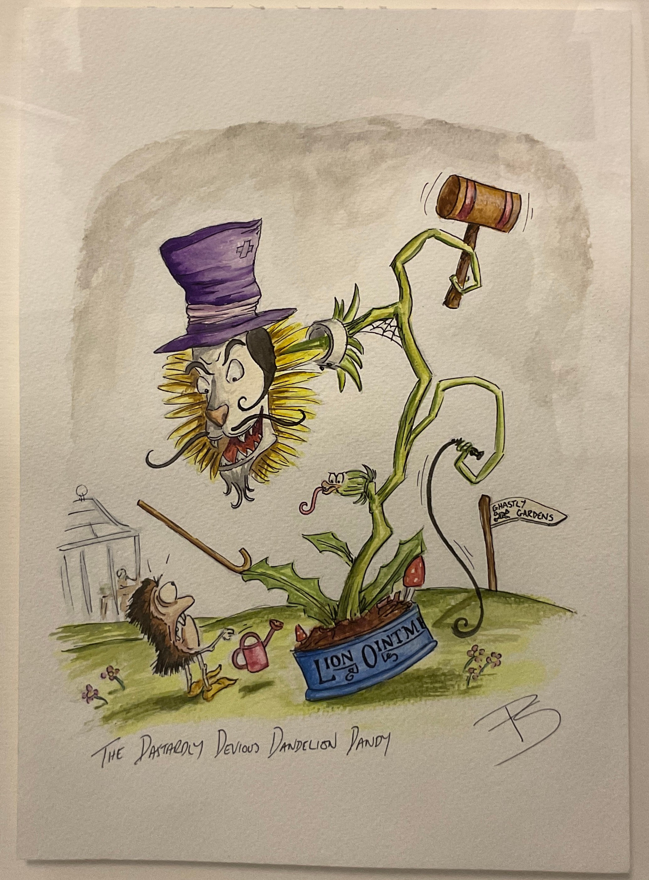 Peter Smith (British, bn. 1967), ‘The Dastardly Devious Dandelion Dandy’, signed with monogram,