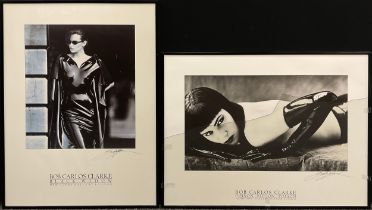 Bob Carlos Clarke (1950-2006), ‘The Black Widow’, signed lower right margin, monochrome photographic