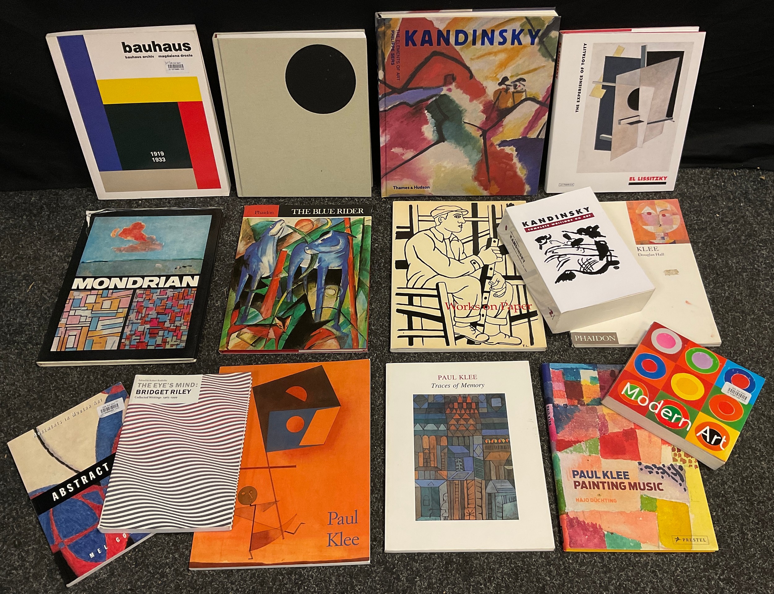 Books - Modern Art - Kandinsky, Kazimir Malevich, Paul Klee, El Lissitsky, The Blue Rider,