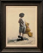 Keith Proctor (British, 20th century), ‘Teddy Boy’, signed, oil on canvas, signed and dated 2010