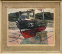 Thomas William Ward, British (1918-2000), RWS, RBA, RE, NEAC, Hauled out, signed, dated 1971,