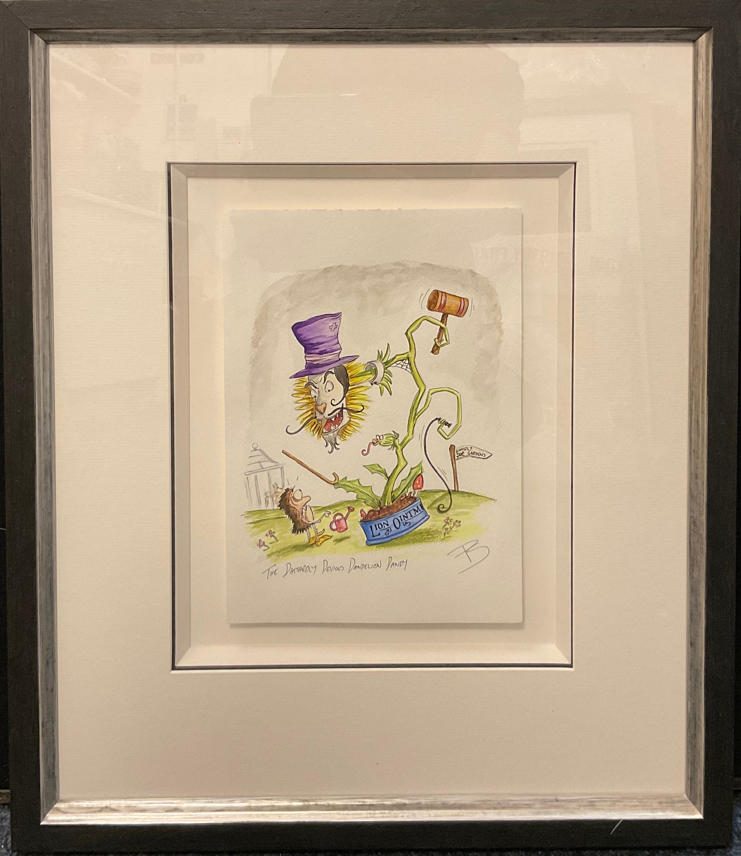 Peter Smith (British, bn. 1967), ‘The Dastardly Devious Dandelion Dandy’, signed with monogram, - Image 2 of 2