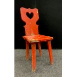 A 19th century vernacular pine child’s chair