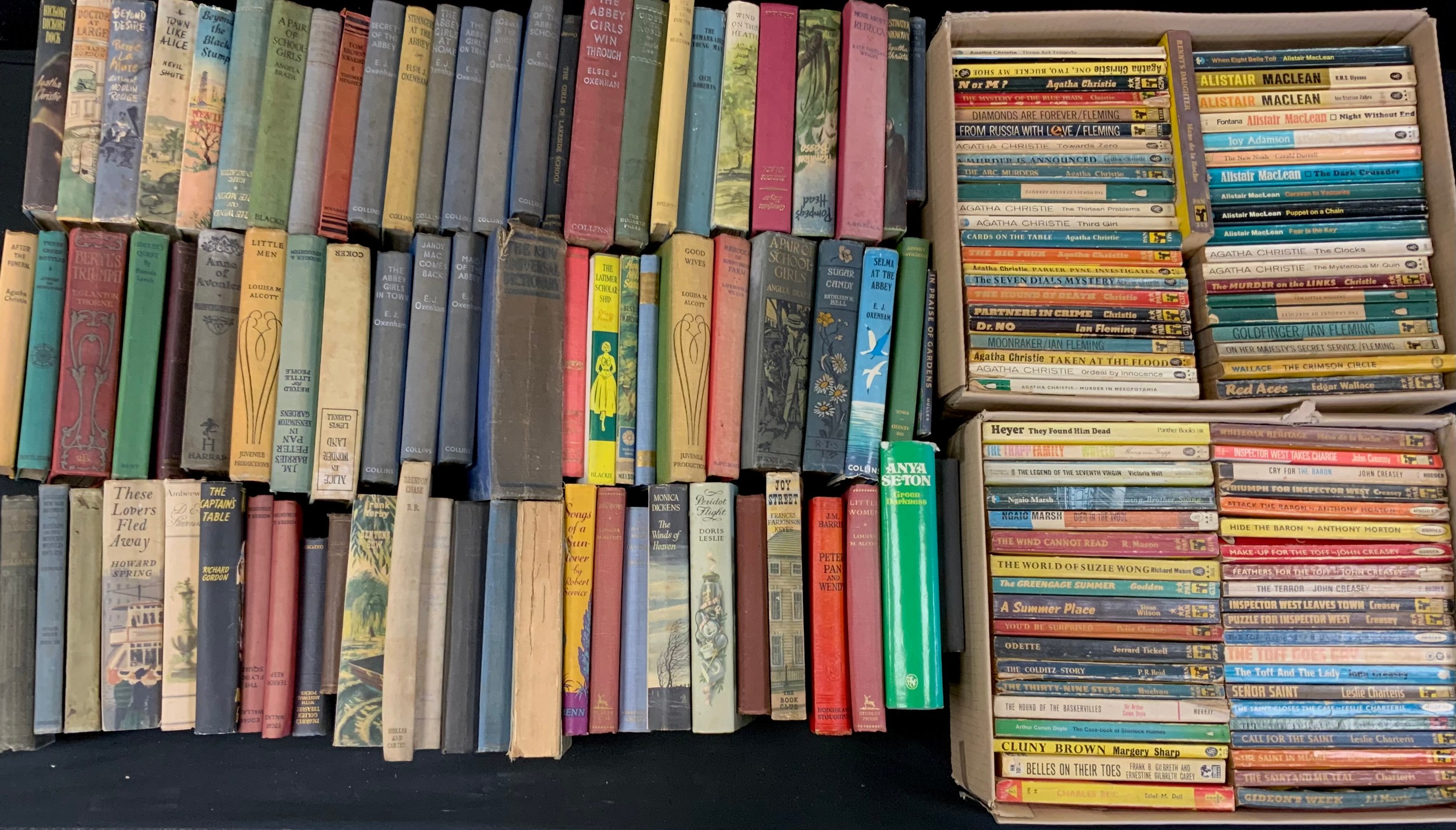 Books - mostly 1940/50/60s inc Paperbacks and Hard backs, Fiction and none fiction Pan, Faber,