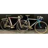 A 1980’s Raleigh Eclipse racing bike, Reynolds 501 frame, twelve speed; and a Raleigh Esprit,