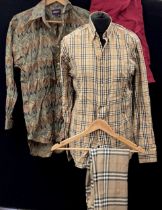 Ladies fashion - Burberry shirt, size S conforming trousers, size 8,Liberty shirt, size M, Laura