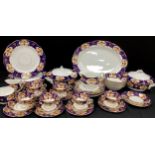 A Royal Albert ‘Heirloom’ pattern table service for six including; six tea cups and saucers, side
