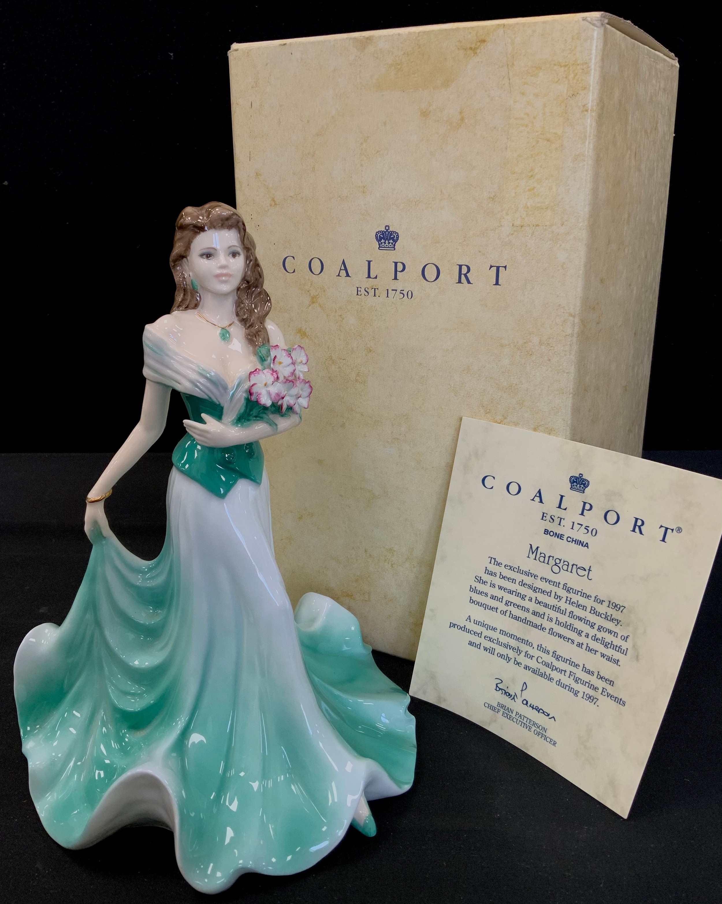 Ceramics - Ladies Of Fashion, Coalport figure 'Margaret', 22cm high; Peter Rabbit Nursery Set by - Image 2 of 4