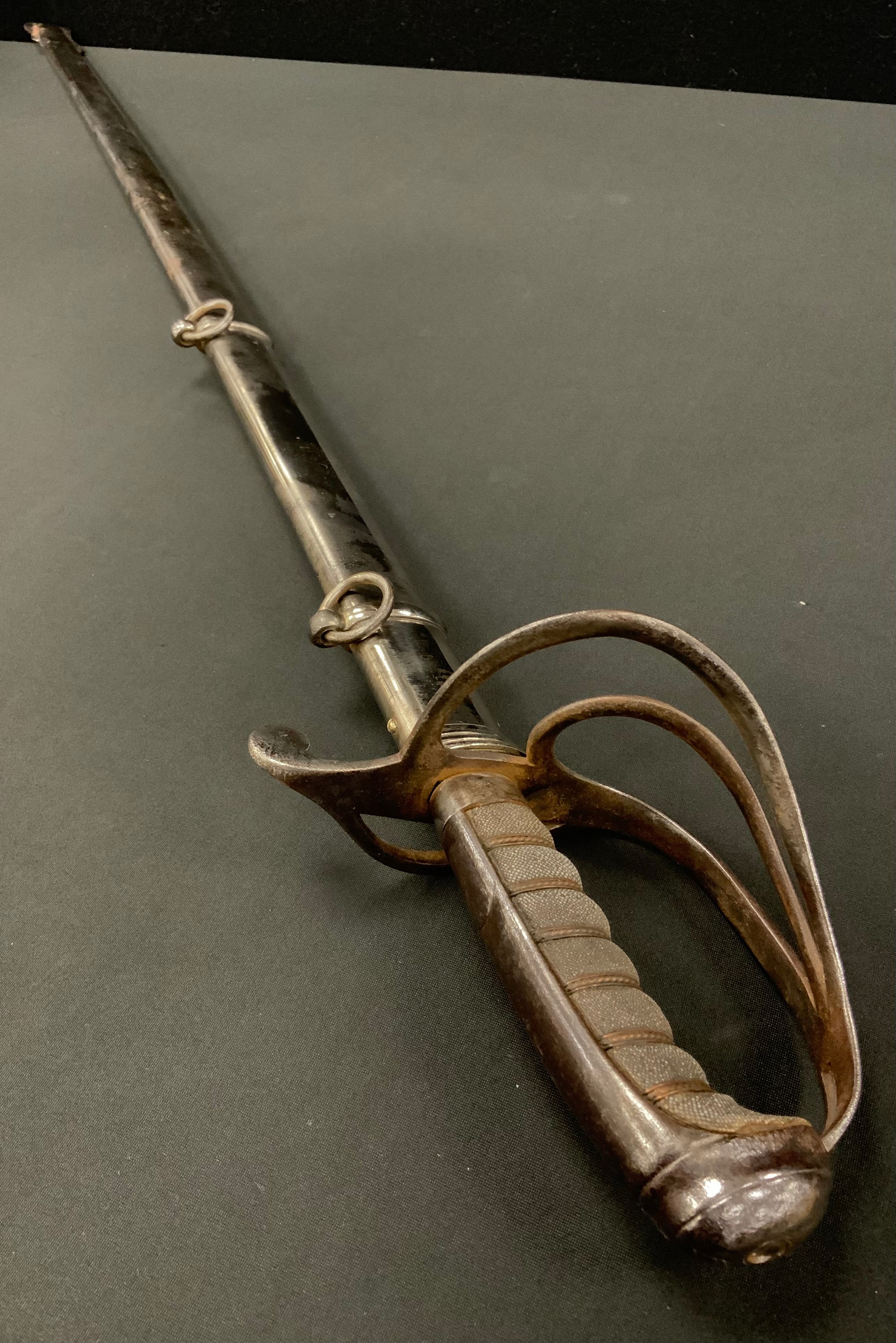 An 1821 pattern light cavalry officer’s sword